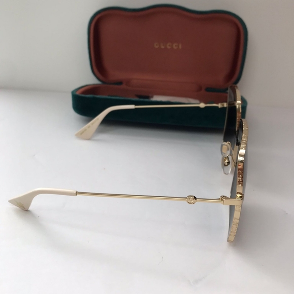 New - 💯 Original Gucci GG0414S 002 60 Unisex Sunglasses - Picture 9 of 15